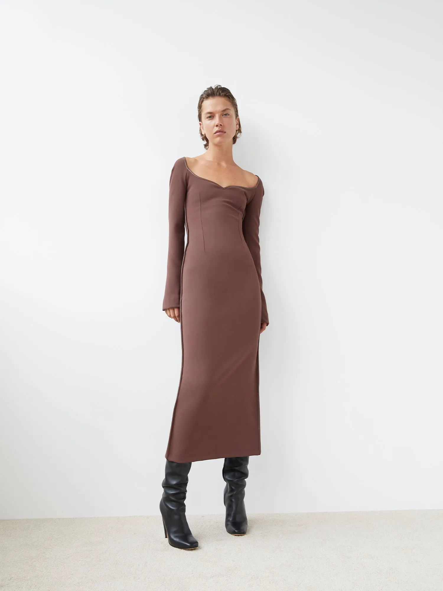 08 Fabienne Dress | Cocoa