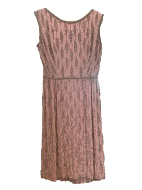 1960's Pink Beaded Dress by Ivey Wade