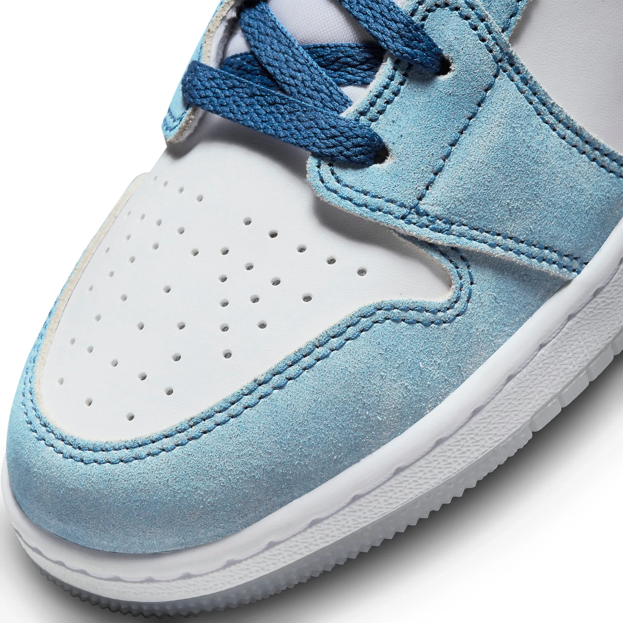 Air Jordan 1 Mid SE French Blue Light Steel (GS)