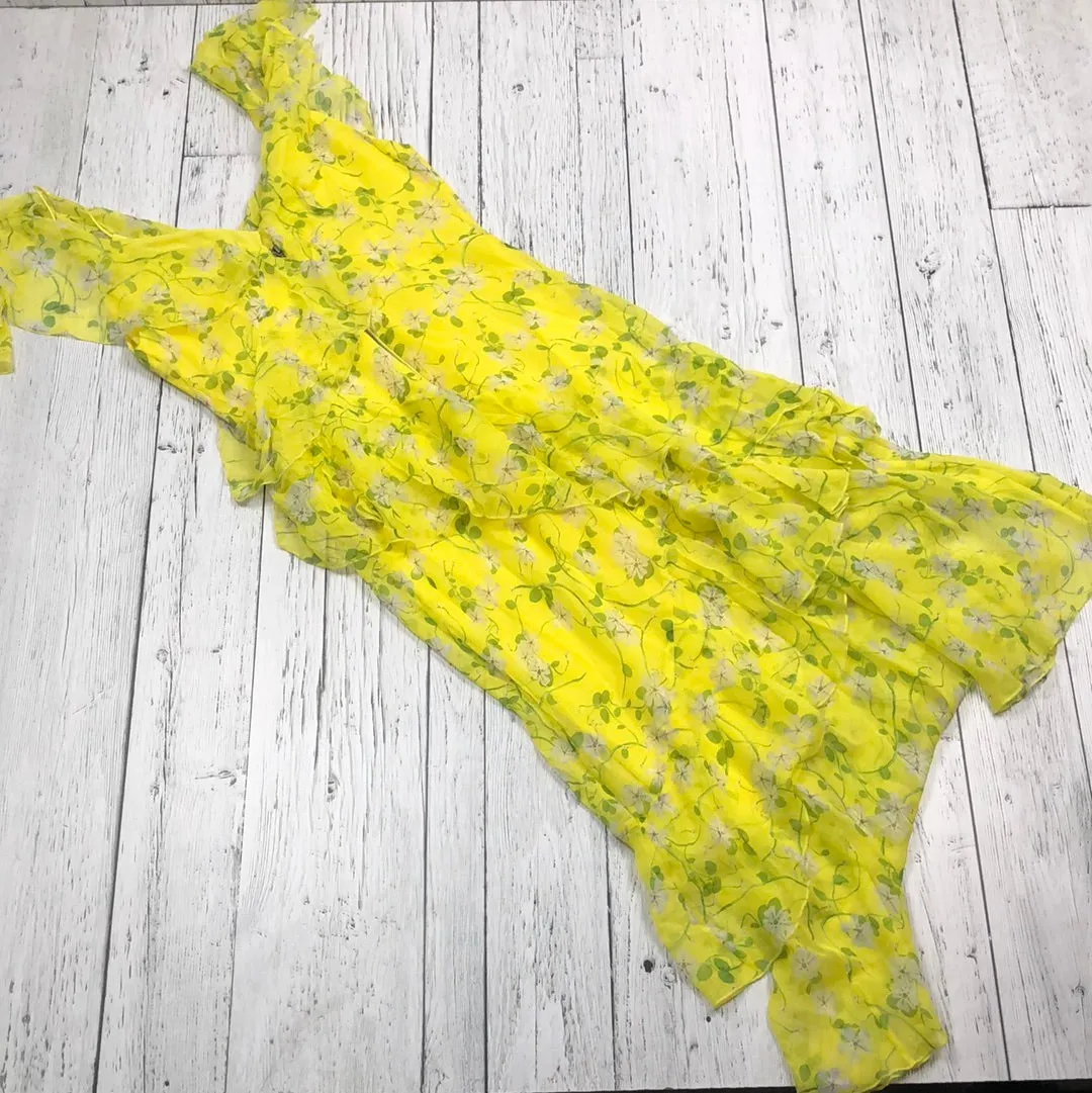 Alice   Olivia yellow floral dress - Hers S/4