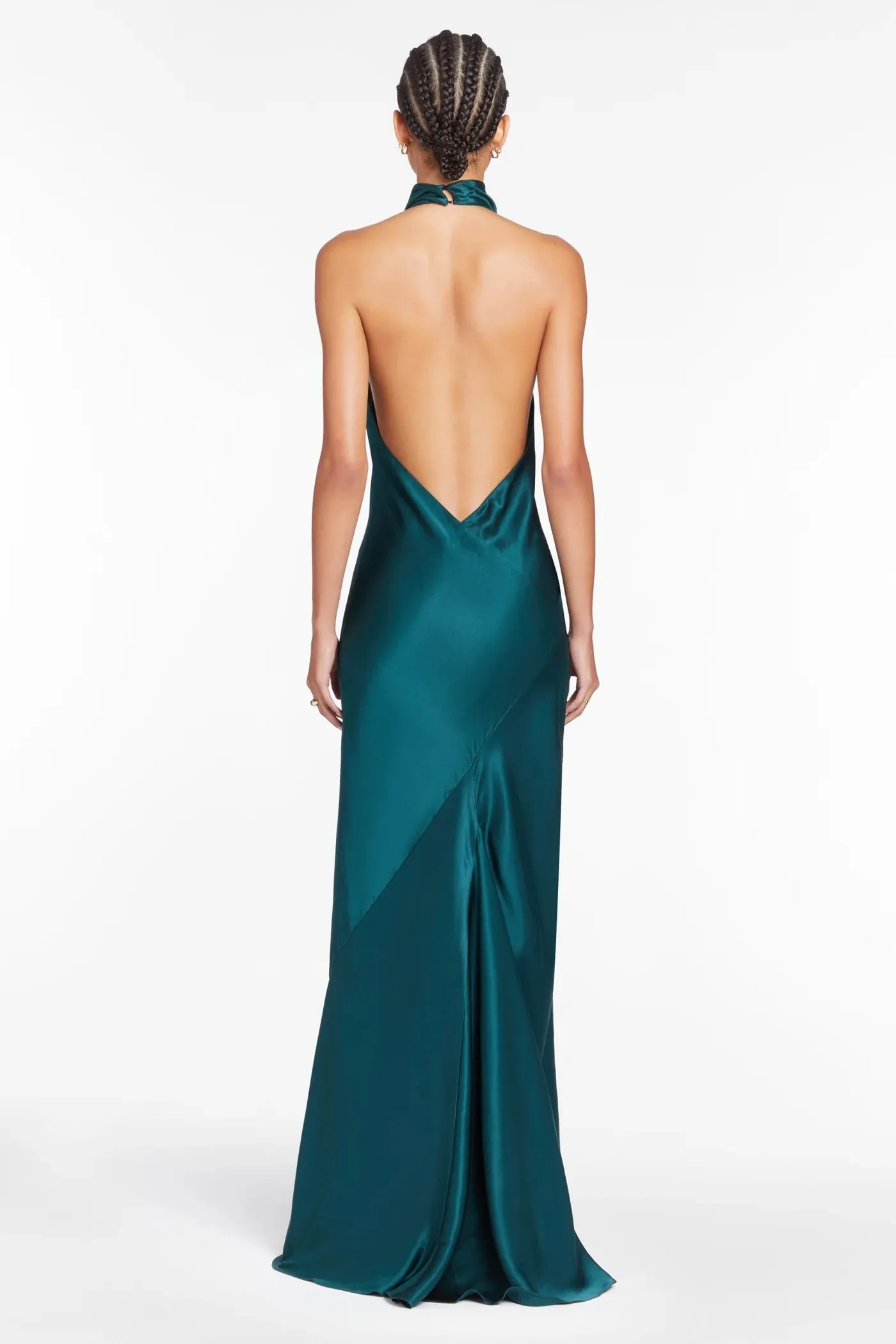 Amanda Uprichard - Rainier Silk Gown - Conifer