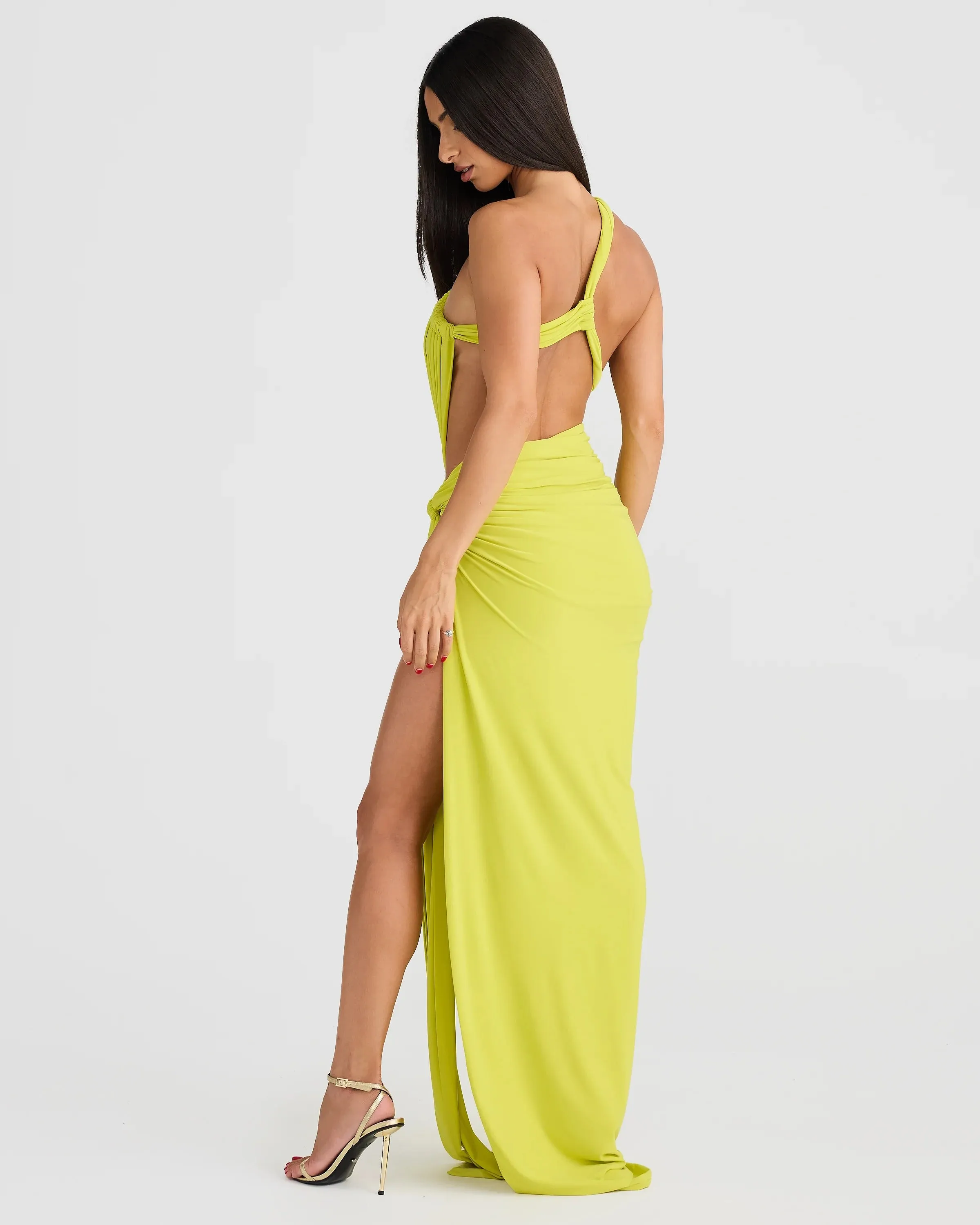 Aphrodite Gown - Chartreuse