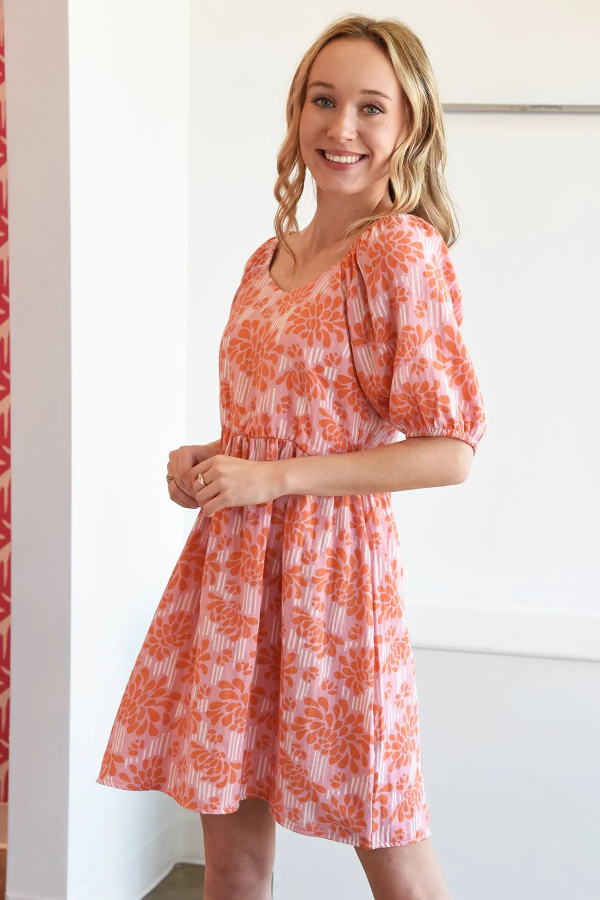 BAILEY DRESS-ORANGE