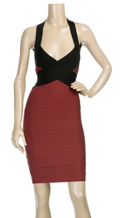 Bandage Halterneck Dress