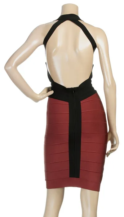 Bandage Halterneck Dress