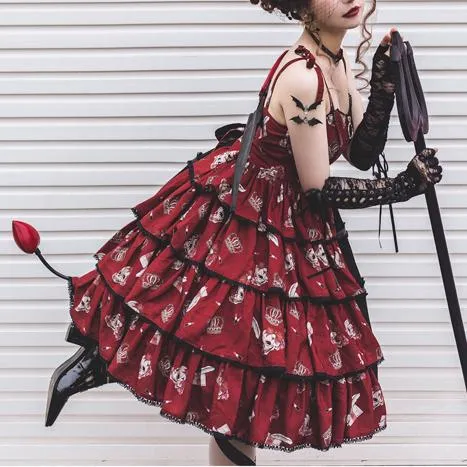 Bird Cage Skull Lolita Dress