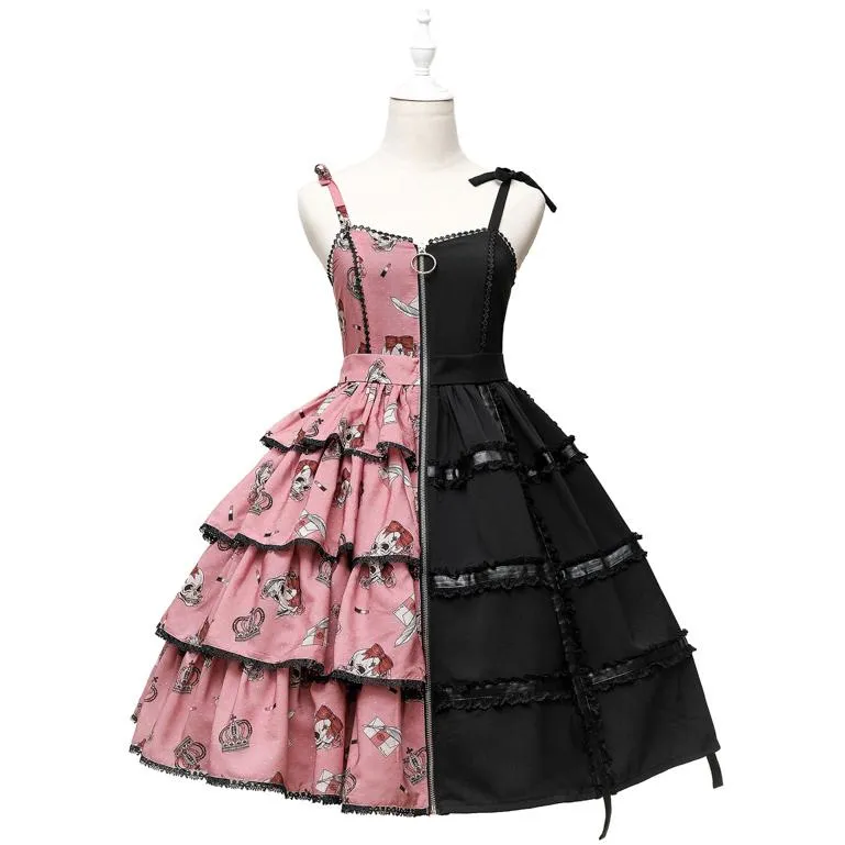 Bird Cage Skull Lolita Dress