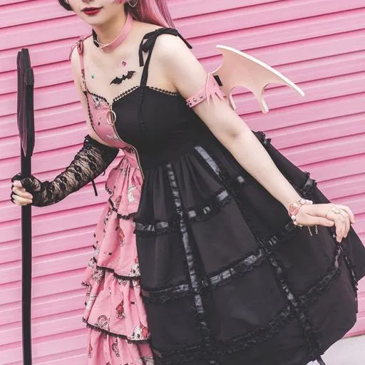 Bird Cage Skull Lolita Dress