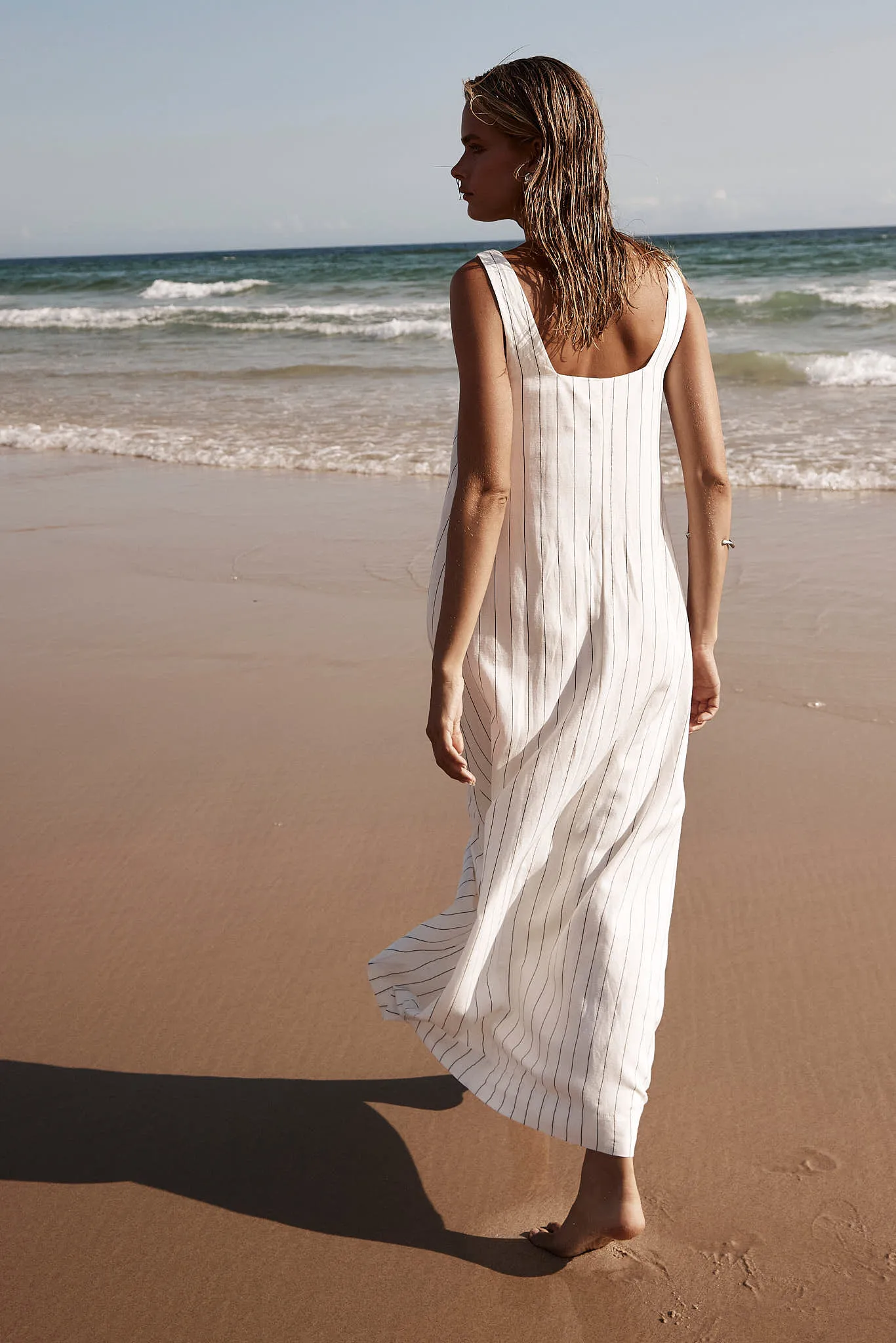 Cannes Maxi Dress (White)