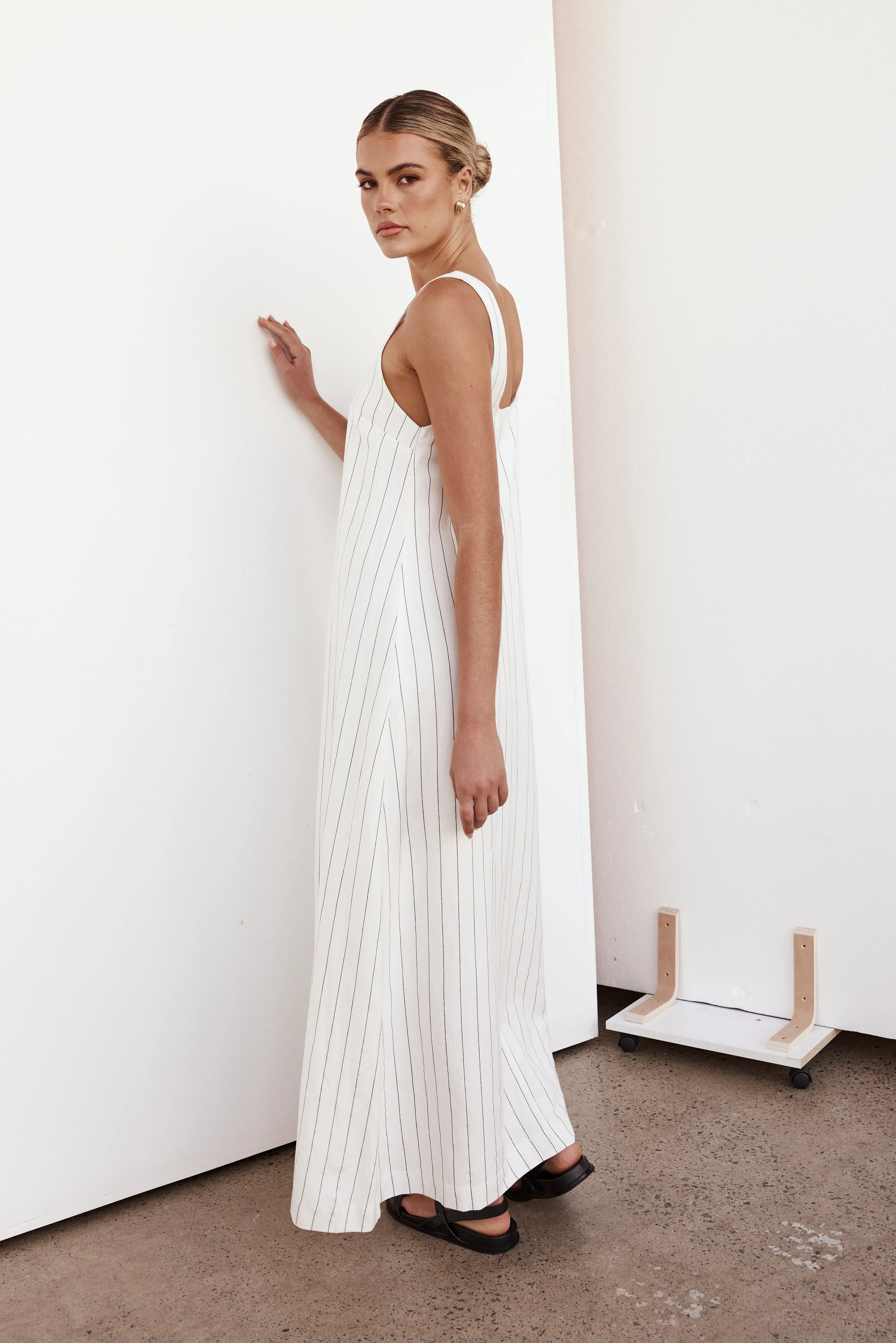 Cannes Maxi Dress (White)