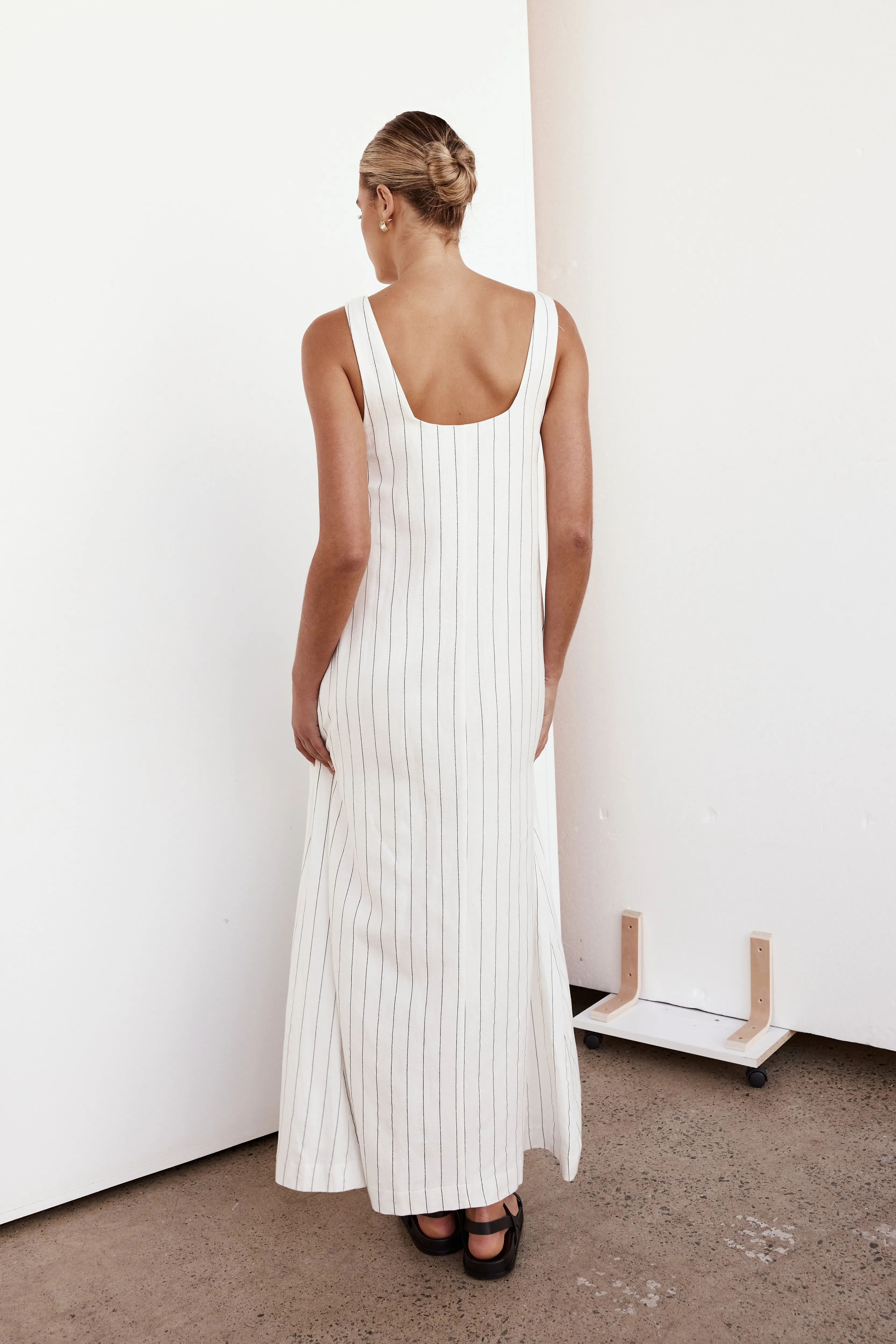 Cannes Maxi Dress (White)