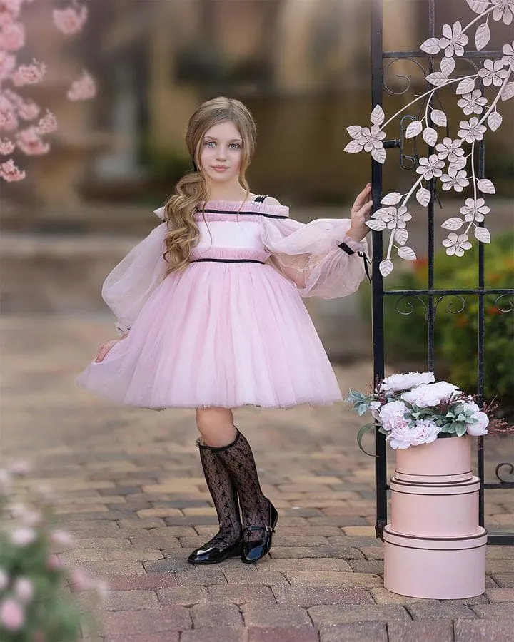 Coco-Pink Tulle Dress