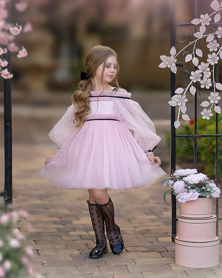 Coco-Pink Tulle Dress