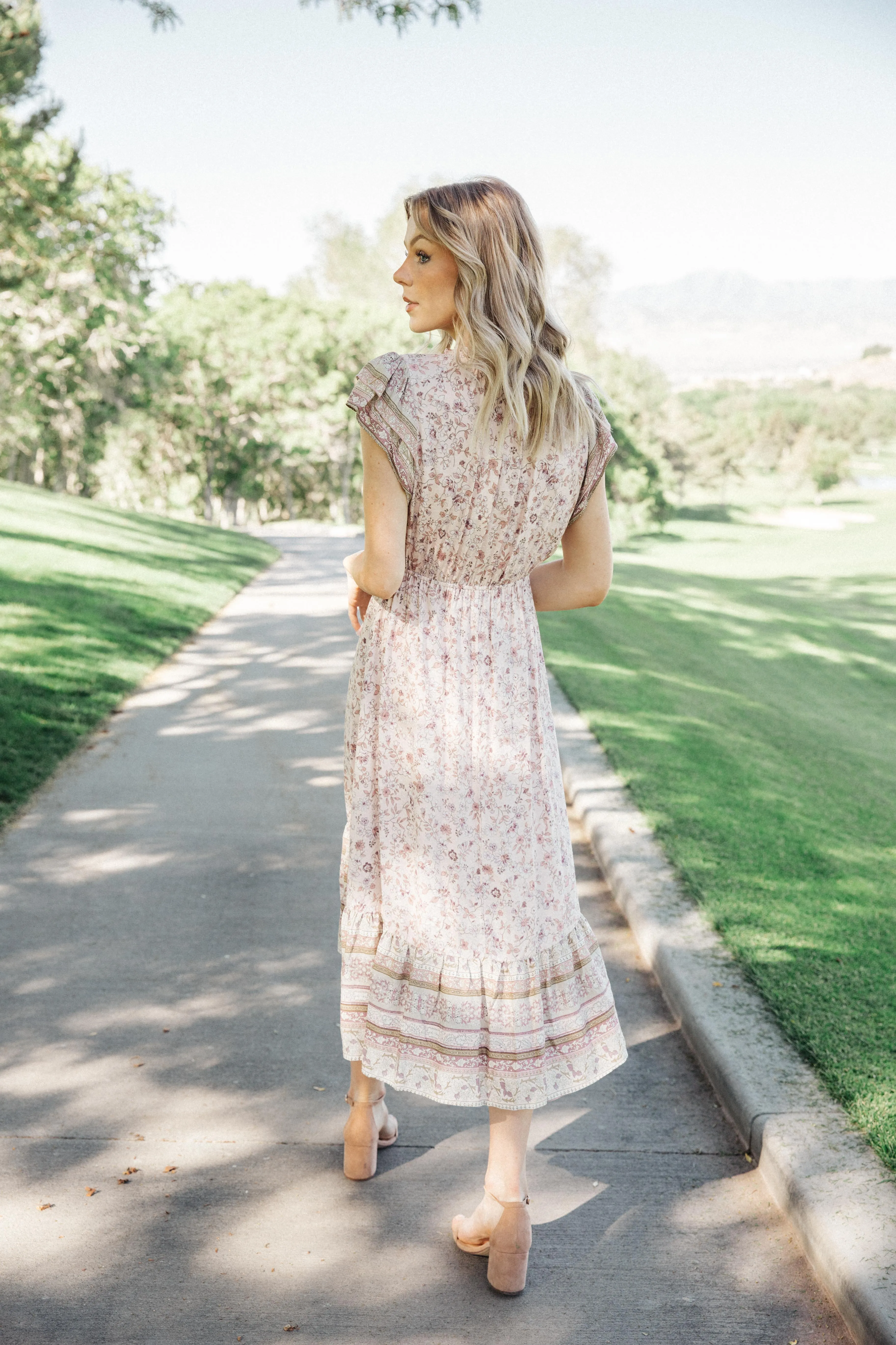 Cottage Lane Ruffle Dress