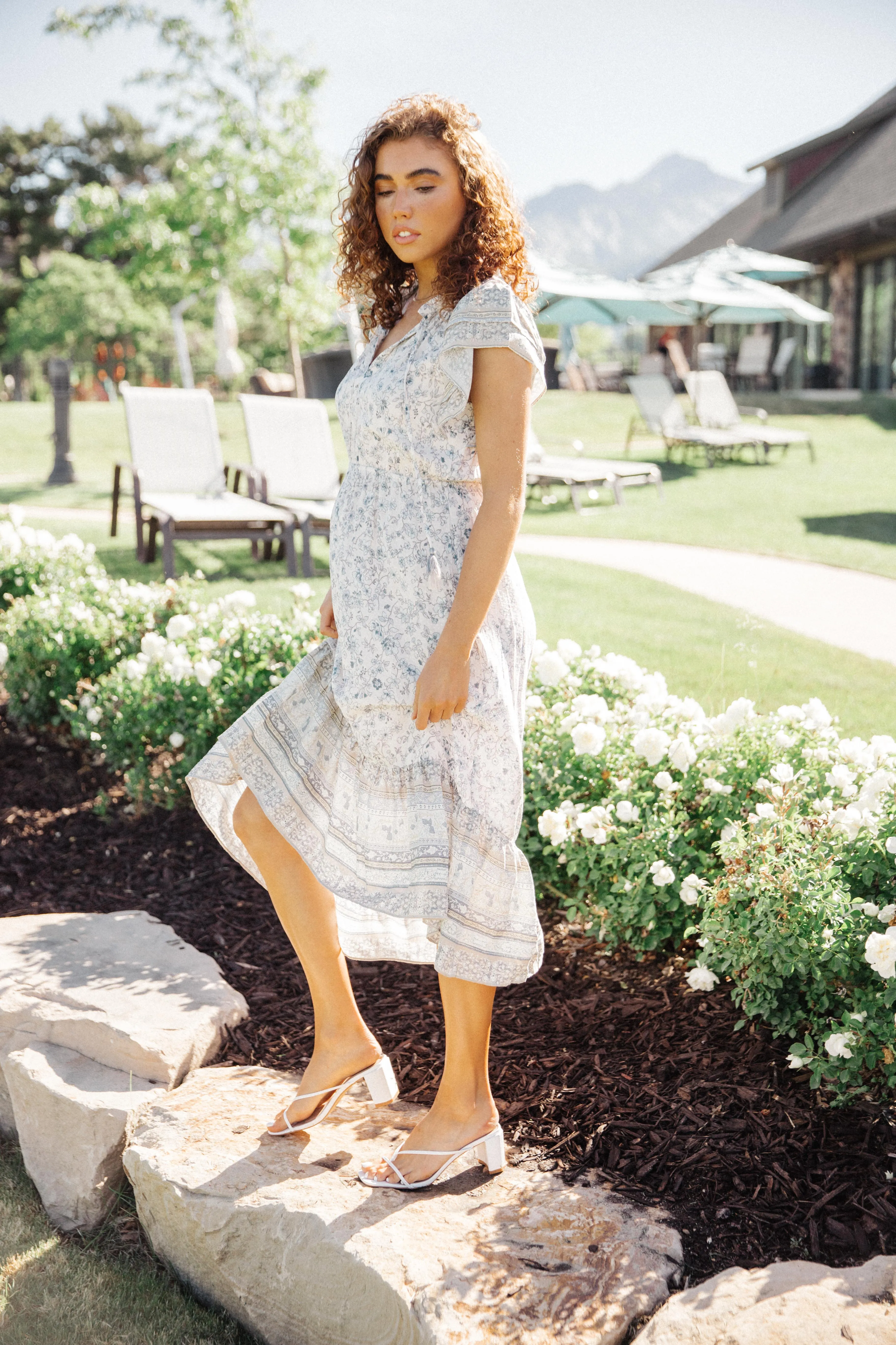 Cottage Lane Ruffle Dress