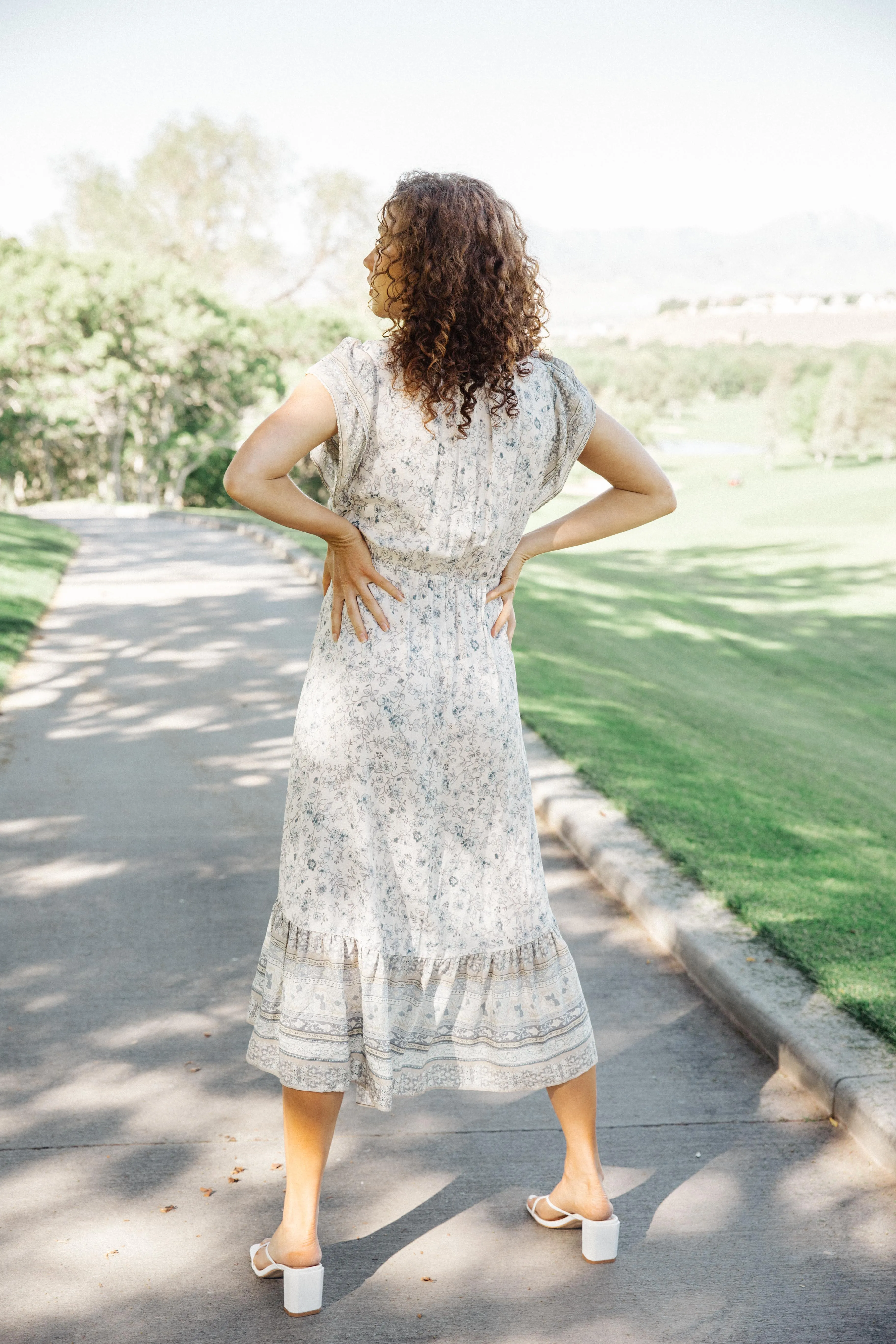 Cottage Lane Ruffle Dress