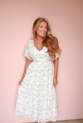 Daffodils Midi Dress