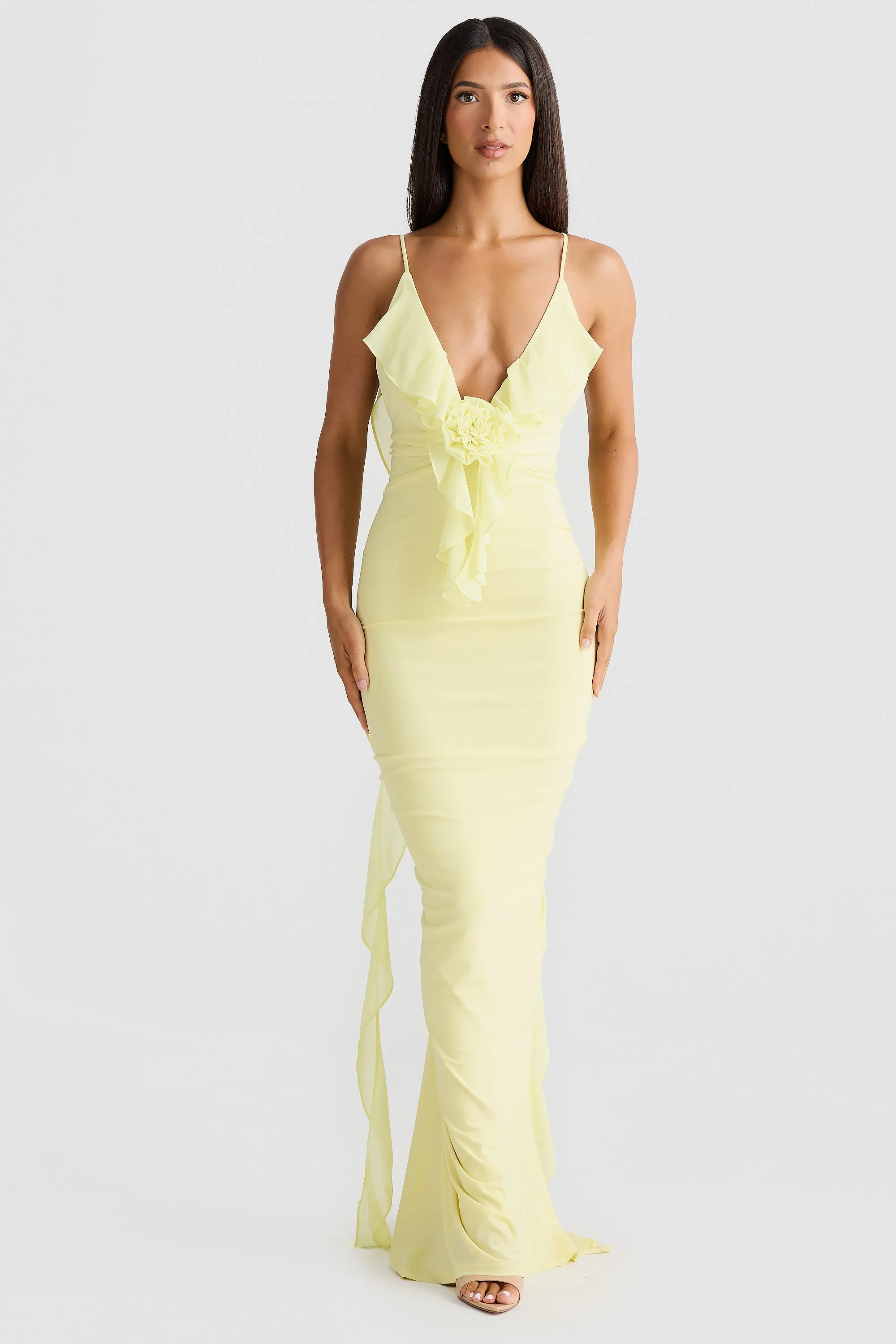 Daniela Dress in Butter Yellow: Elegant and Vibrant