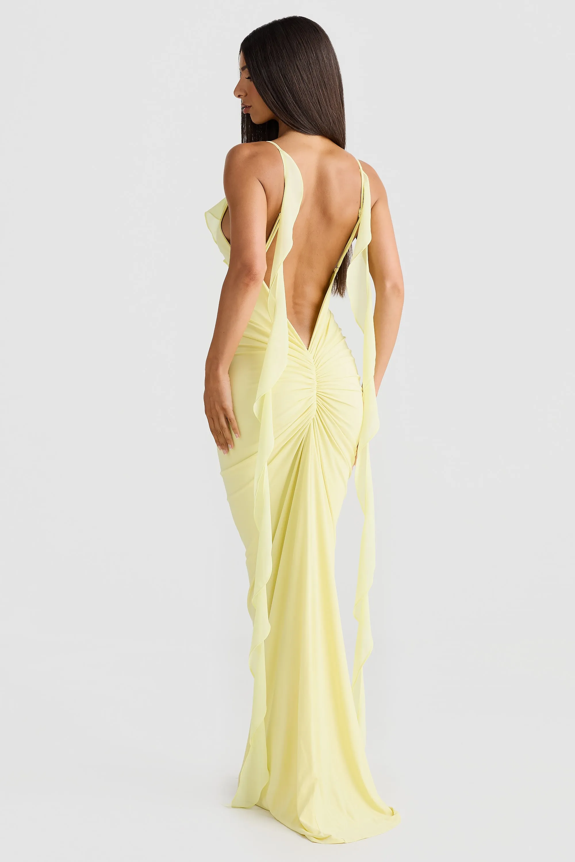 Daniela Dress in Butter Yellow: Elegant and Vibrant