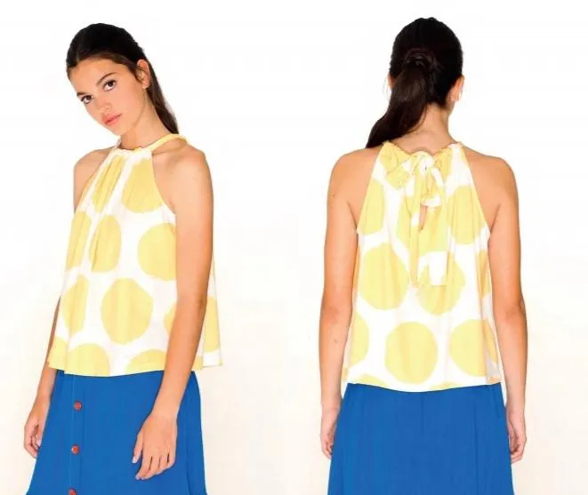 DOTS HALTER TOP