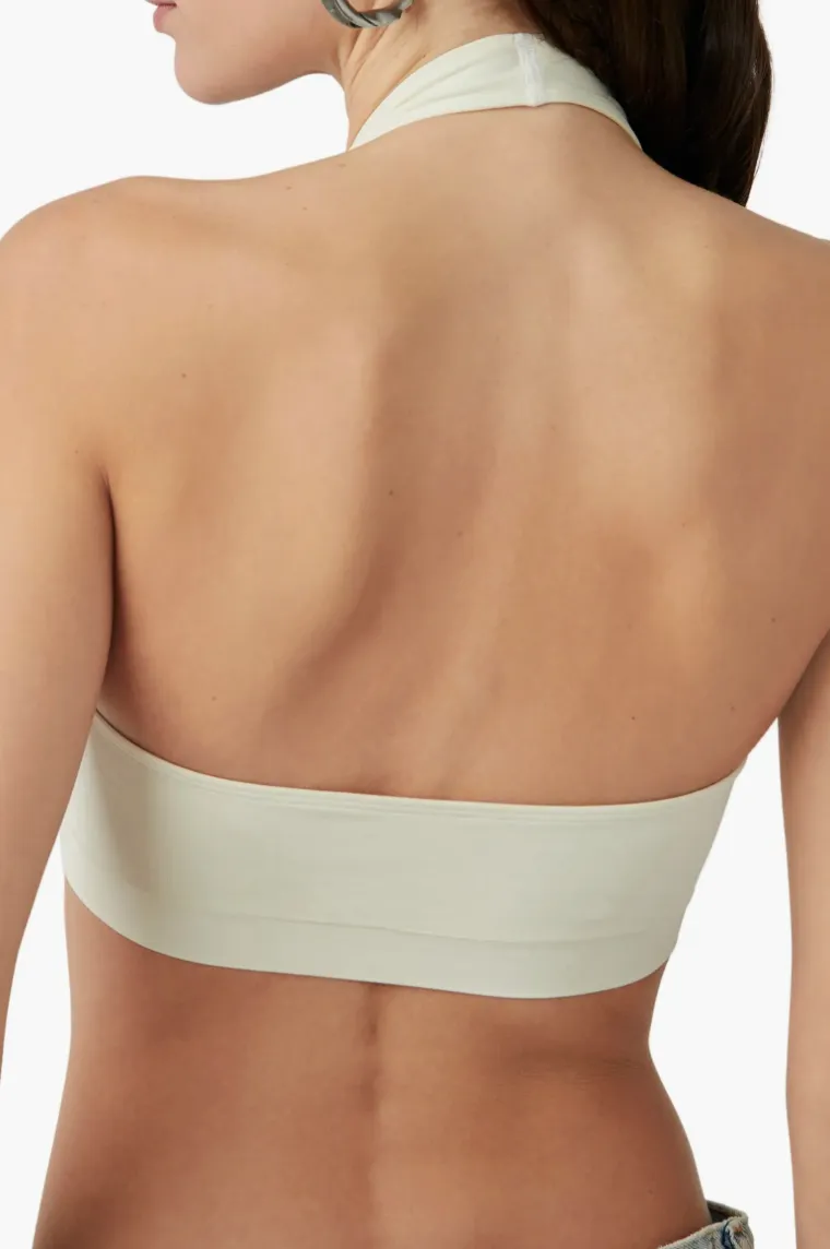 Essential U Neck Halter Bra Top - 2 Colours