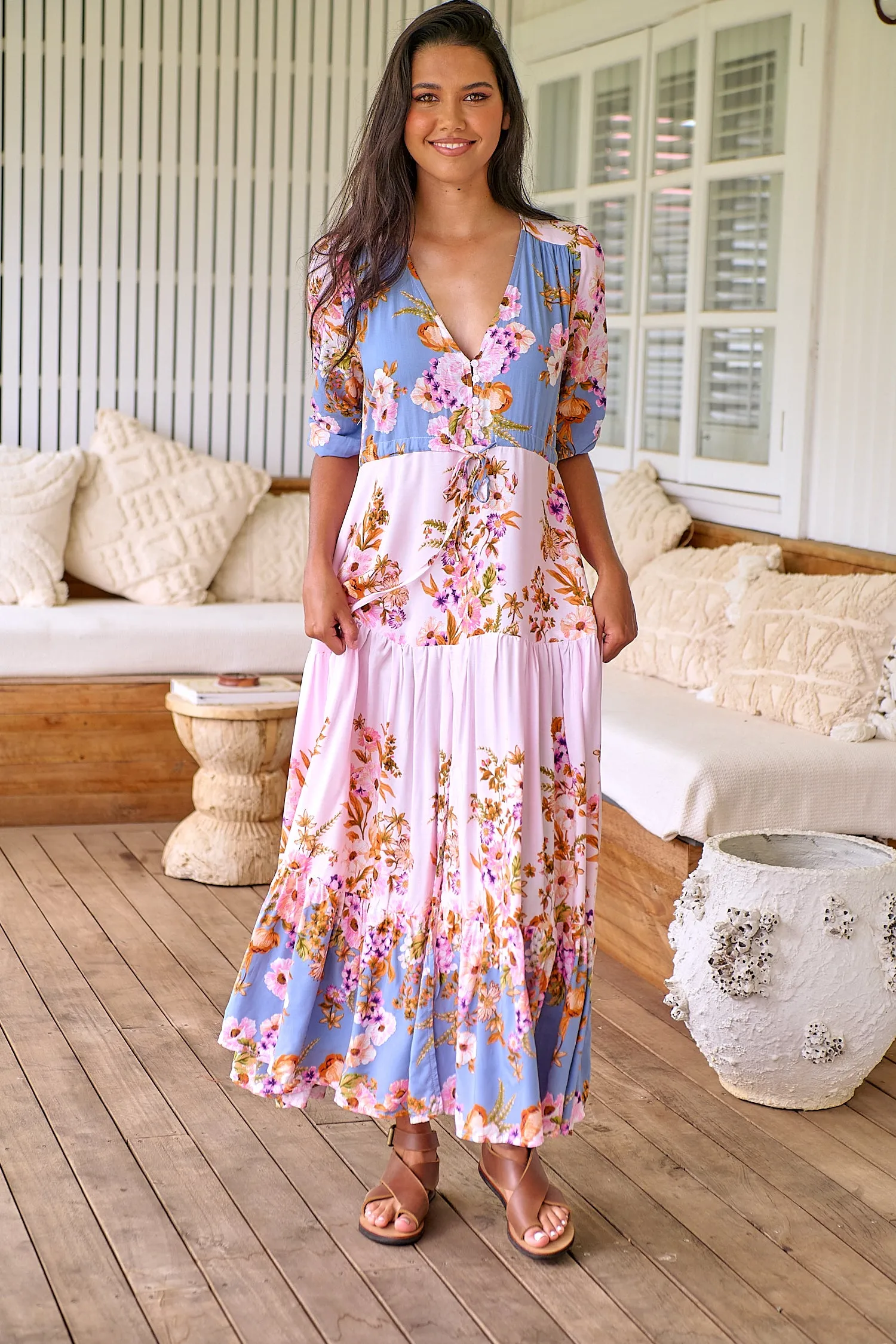 Georgie Maxi - Pink/Blue