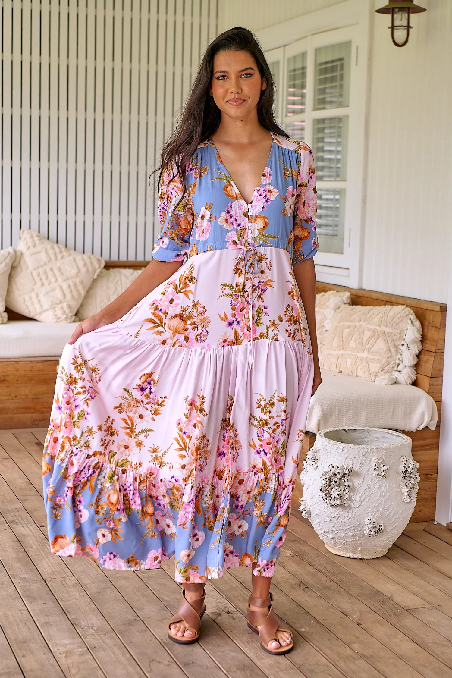 Georgie Maxi - Pink/Blue