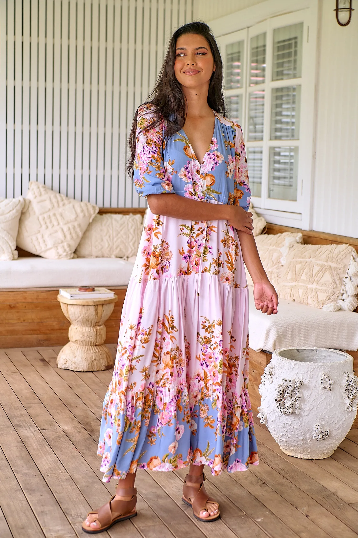 Georgie Maxi - Pink/Blue