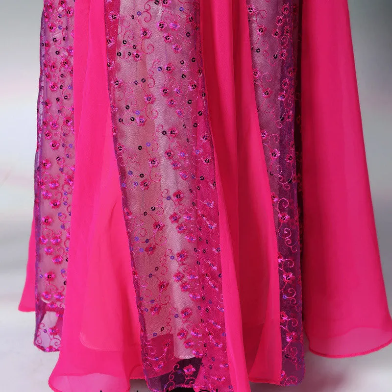 Hot Pink Formal Prom Evening Dress DQ830957