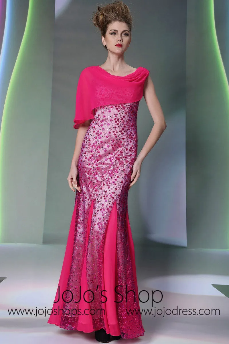 Hot Pink Formal Prom Evening Dress DQ830957