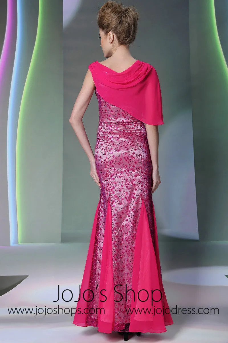 Hot Pink Formal Prom Evening Dress DQ830957