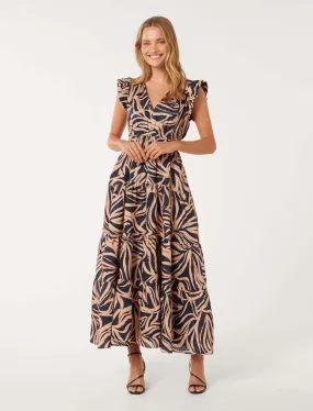 Isabel Waist Cutout Maxi Dress