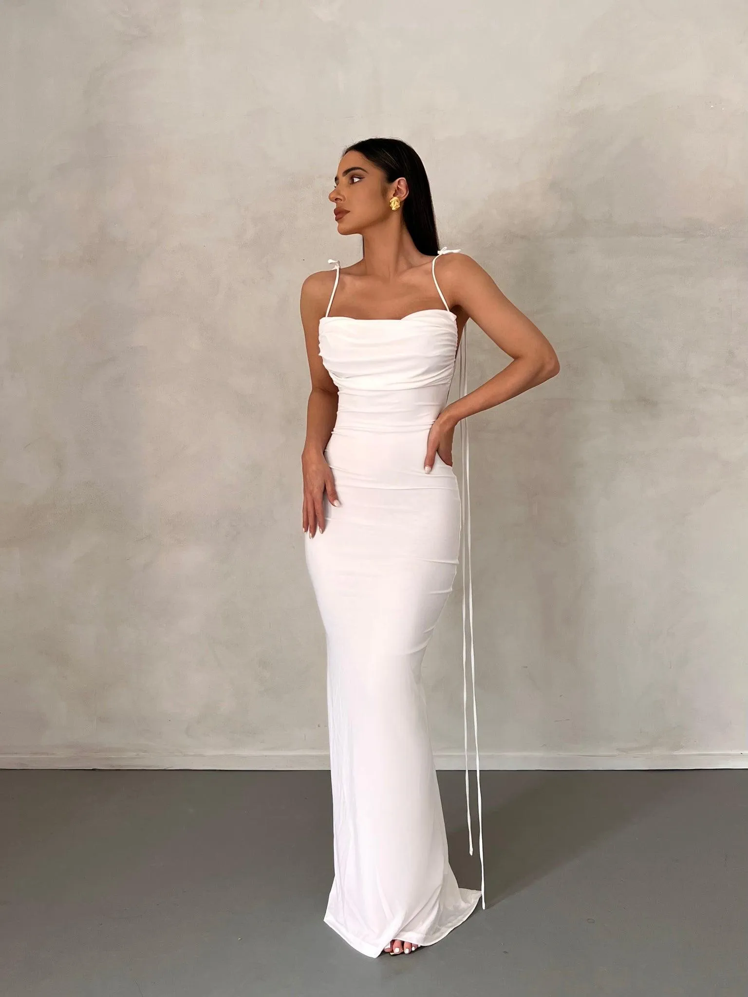 Jiani Gown - White