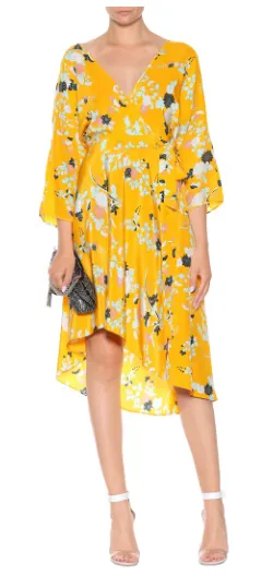 Marigold Silk Dress