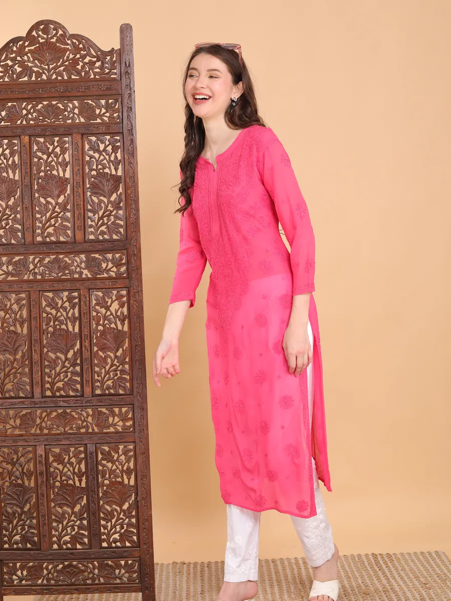 Mrunal Viscose Chikankari Kurti