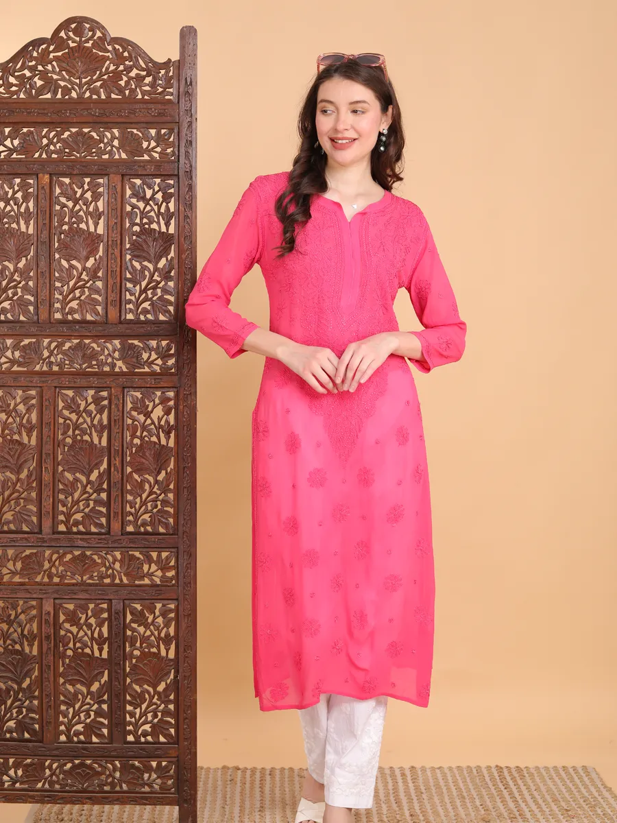 Mrunal Viscose Chikankari Kurti