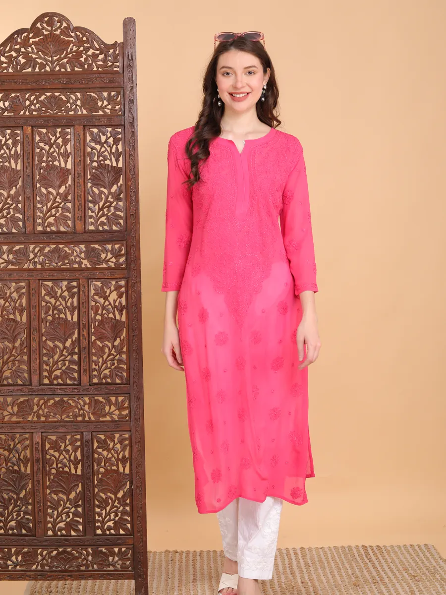 Mrunal Viscose Chikankari Kurti