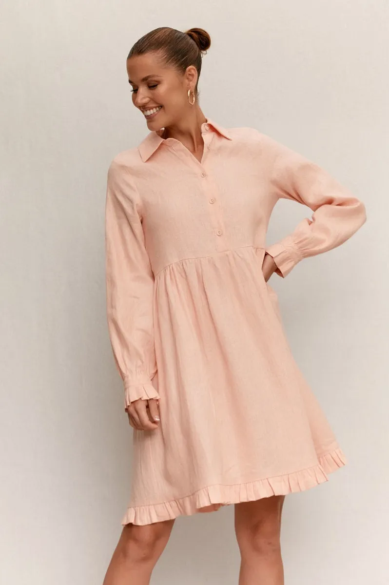 Nadia Linen Dress