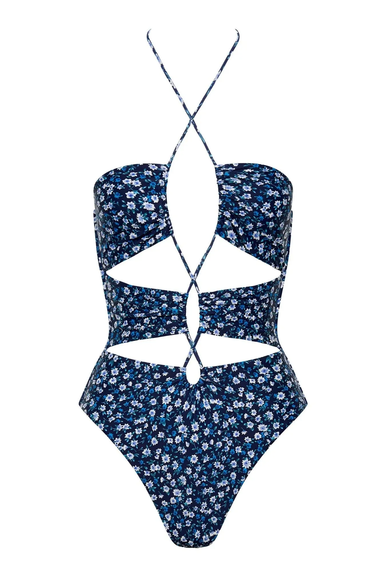 Nookie Floral Fiesta One Piece - Blue