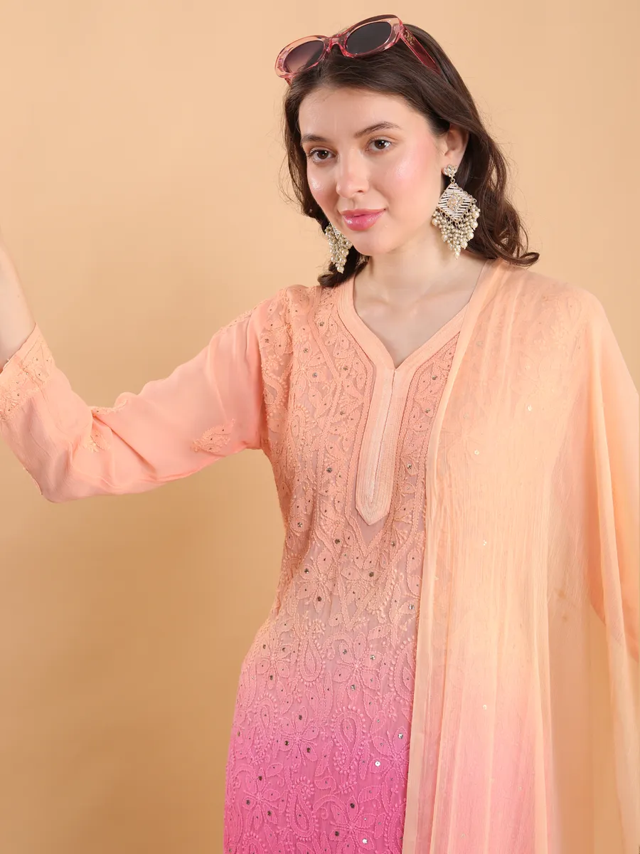 Noorani Viscose Mukaish set