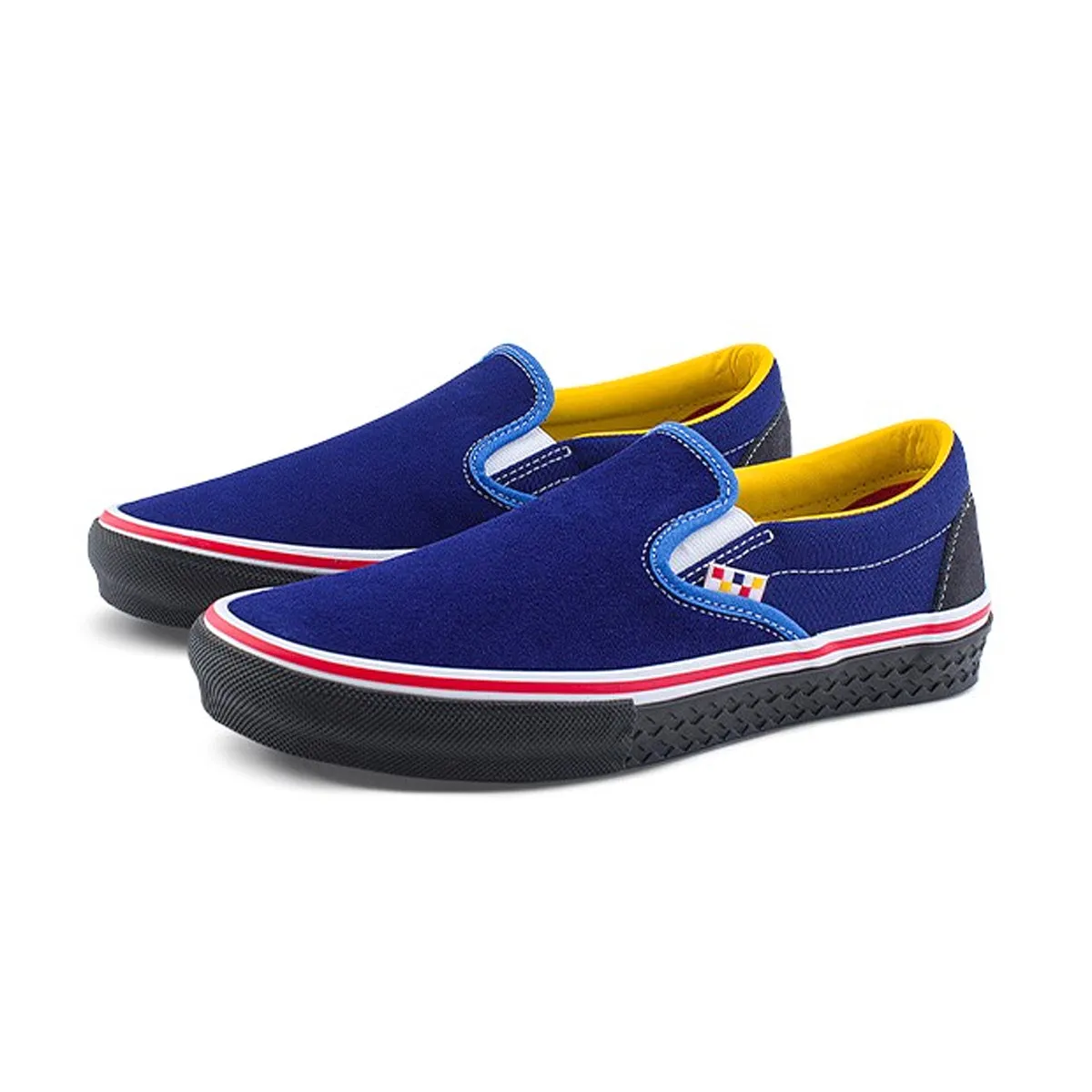 Padin Musa Blue Skate Slip-On Sneakers