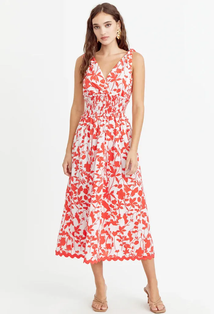 Pami Maxi Dress-Poppy Red