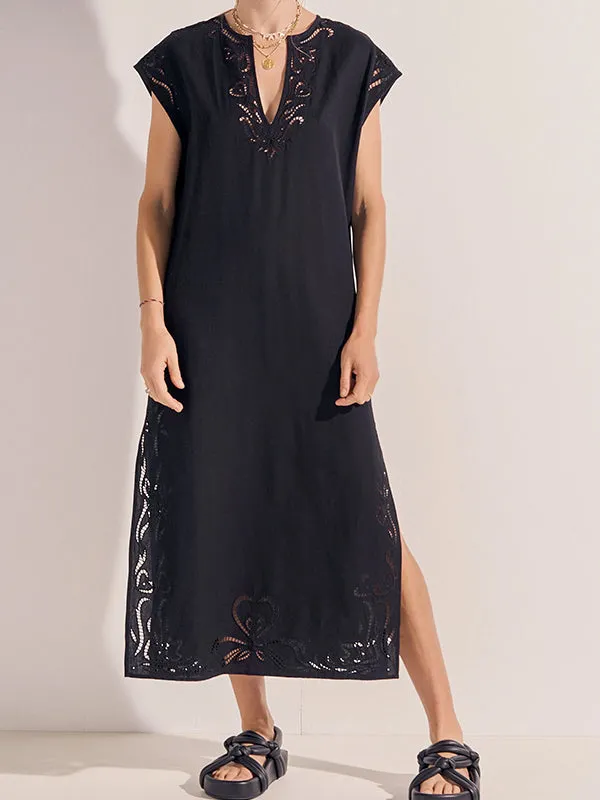 Phanes Caftan in Black