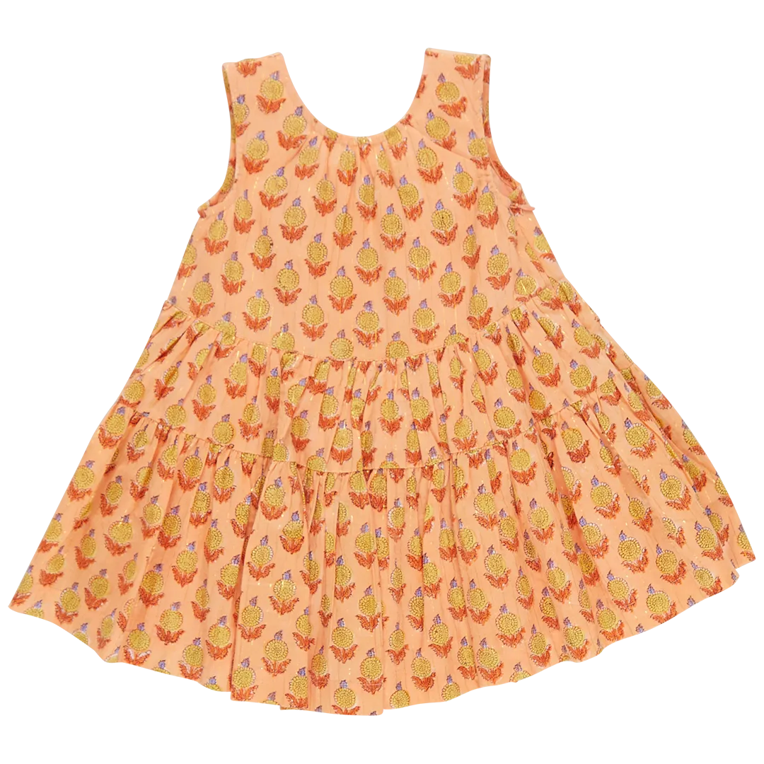 Pink Chicken Eloise Dress - Orange Dalhia