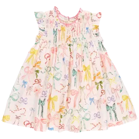 Pink Chicken - Stevie Dress - Watercolor Bows