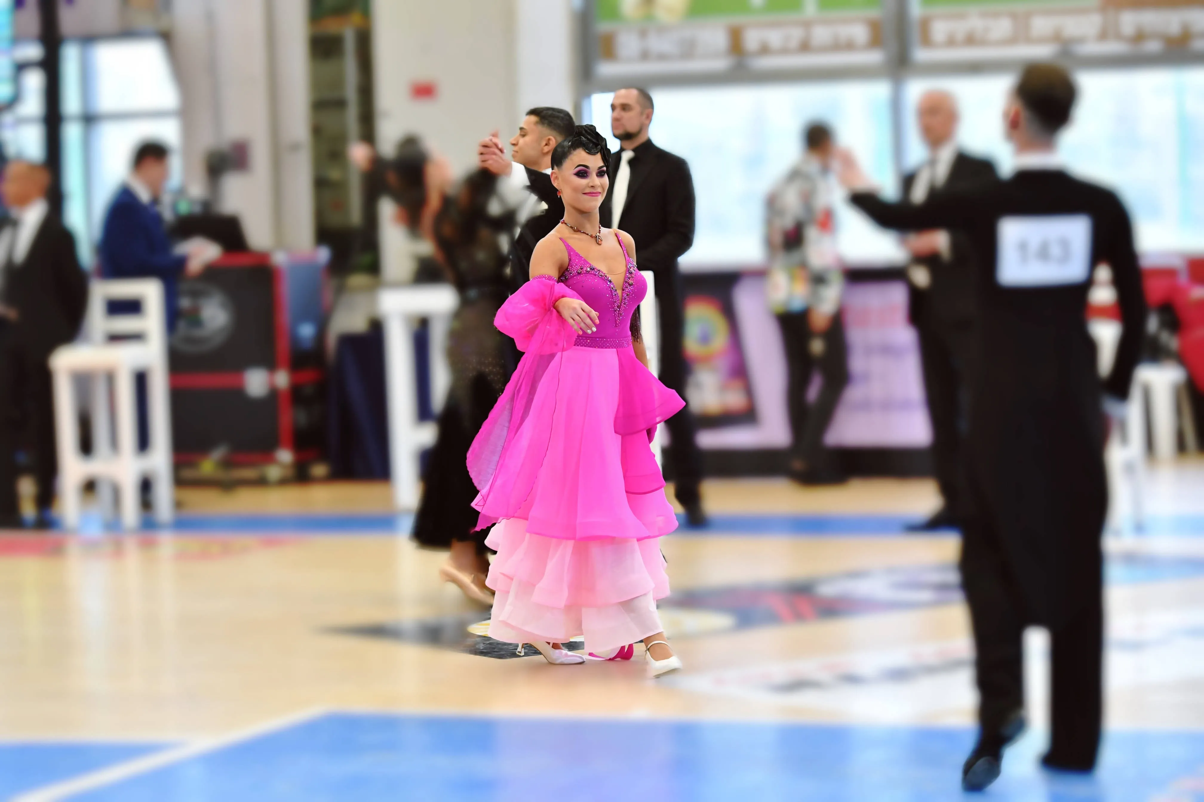 Pink Degrade Ballroom Dress