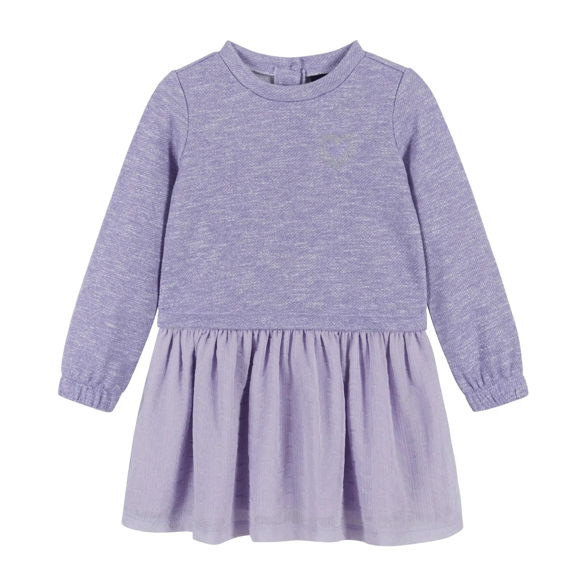 Purple Heart Two-Fer Dress  | Purple