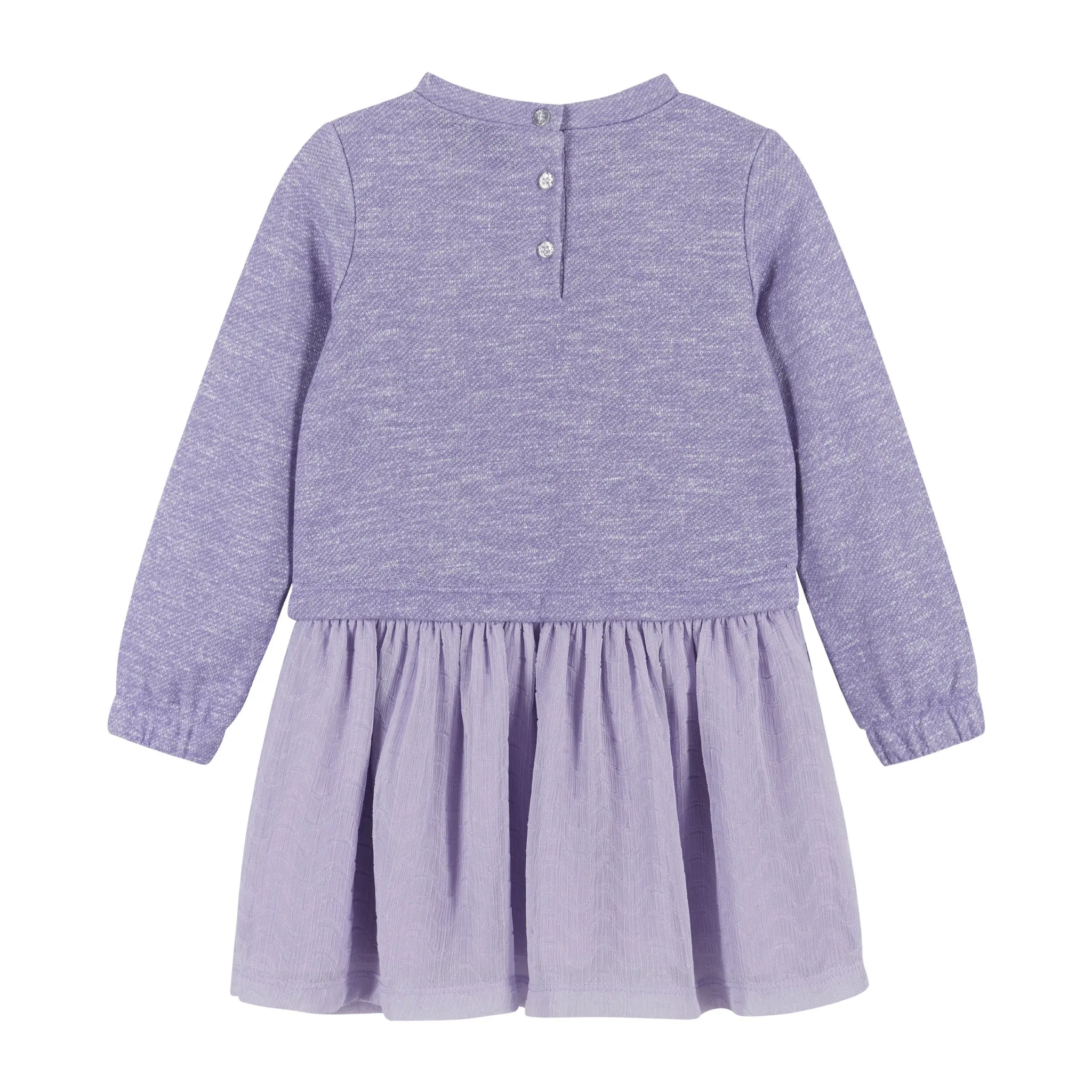 Purple Heart Two-Fer Dress  | Purple