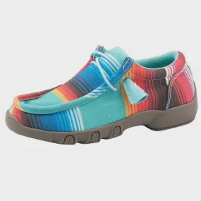 Roper Womens Chillin Serape - Blue