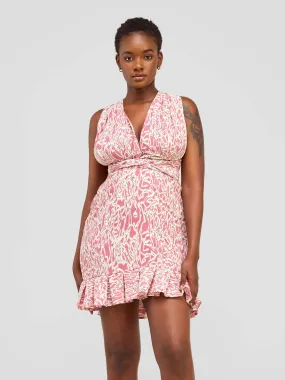 Tausi Infinity Dress - Pink